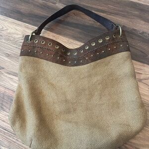 HOBO Tan and Brown Hobo Bag